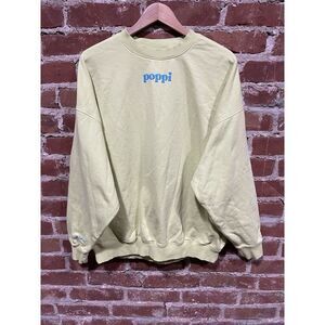 Poppi Merch Limited Edition Shut Up I'm Drinking Soda Sweatshirt Crewneck L